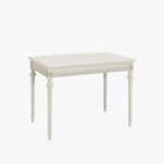 Kustavilainen sohvapöytä suorakaide, väri helmenharmaa-patina.