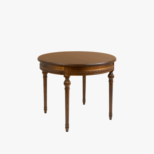 Kustavilainen sohvapöytä, väri amerikanpähkinä.