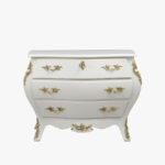 Talonpoikaisrokokoo mahalipasto, helmenharmaa.