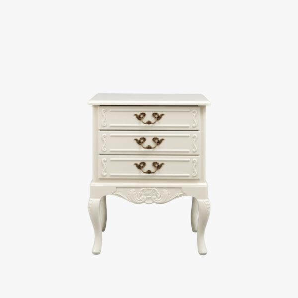 Talonpoikaisrokokoo lipasto, kerma.