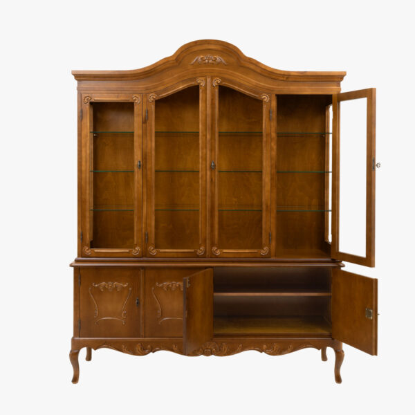 Talonpoikaisrokokoo hopeakaappi, väri antiikki.