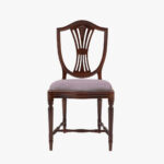 Hepplewhite tuoli, hepplewhite-väri, verhoiluna mohair syreeni