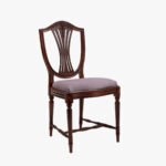 Hepplewhite tuoli, hepplewhite-väri, verhoiluna mohair syreeni